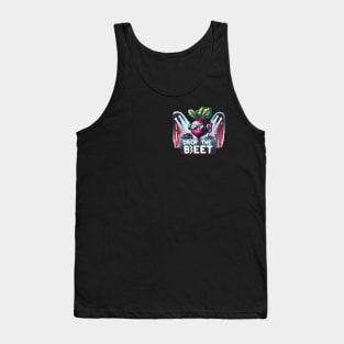 Drop the Beat DJ Beet (Back Print) Tank Top